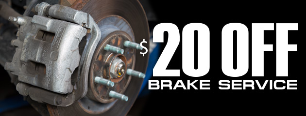 $20 Off Brake Service